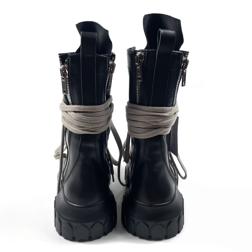Rick Owens Lace-up Leather Boots - PerfectKickZ
