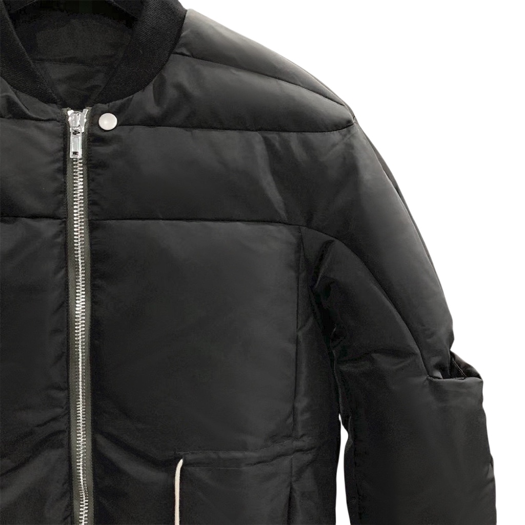 Rick Owens Drawstring Waist Bomber Jacket - 