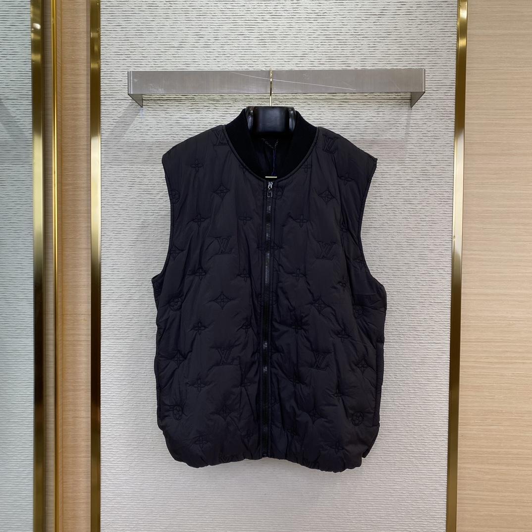 Louis Vuitton Monogram Quilted Gilet    - PerfectKickZ