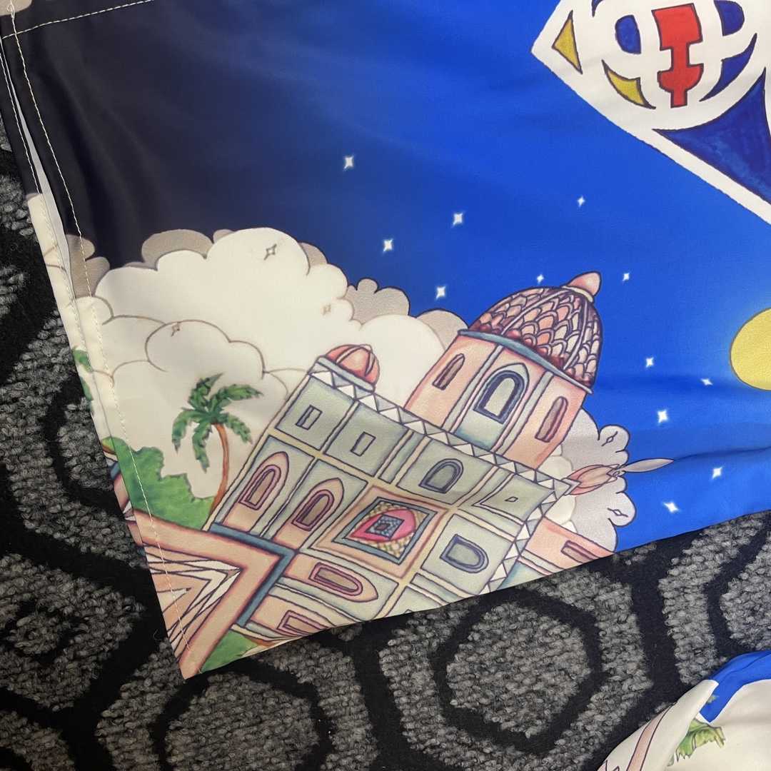 Casablanca Le Dimension Illustration Style-print Shirt - PerfectKickZ