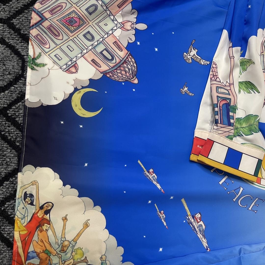 Casablanca Le Dimension Illustration Style-print Shirt - PerfectKickZ