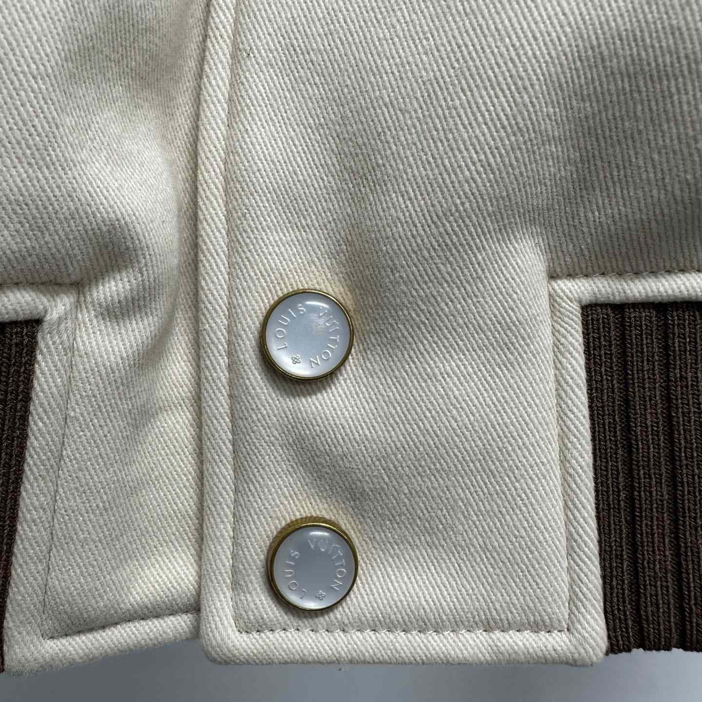 Louis Vuitton Embroidered Ostrich Varsity Jacket   1AFQLX - PerfectKickZ