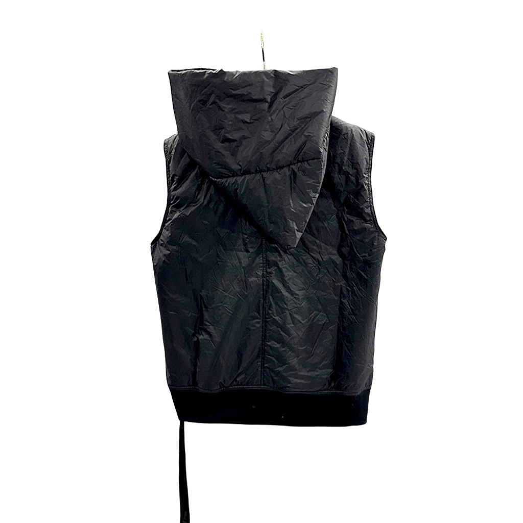 Rick Owens Padded nylon vest with hood - PerfectKickZ