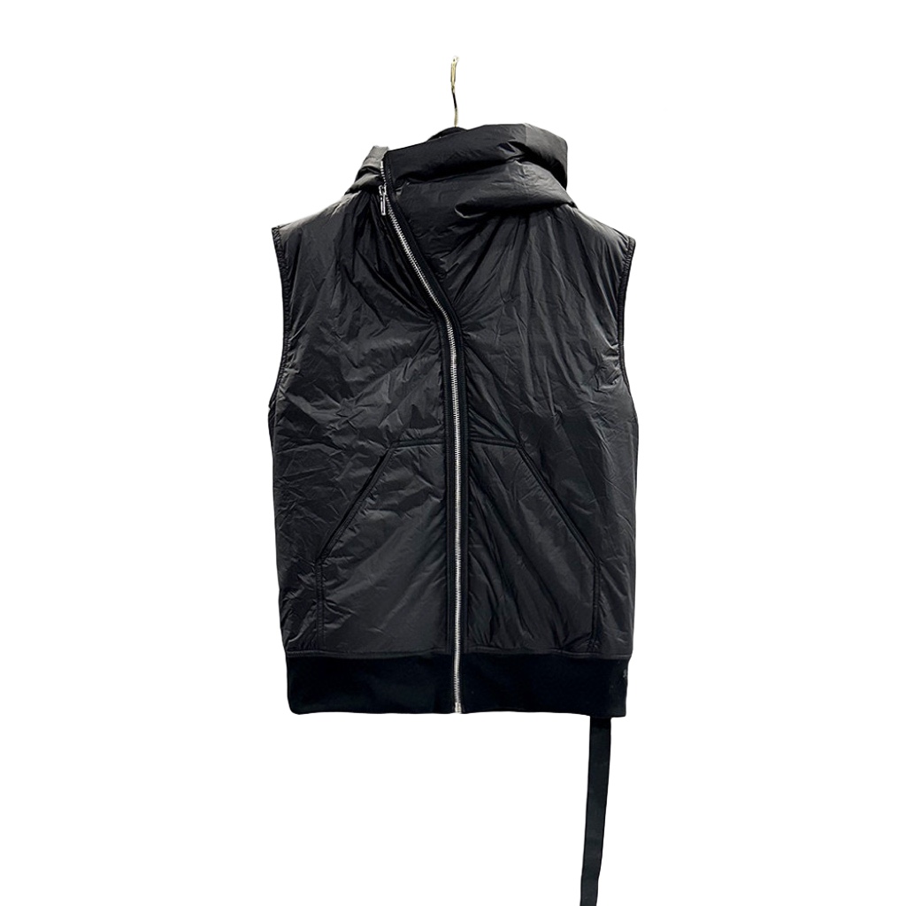 Rick Owens Padded nylon vest with hood - PerfectKickZ
