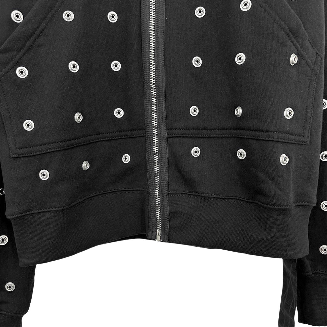 Rick Owens DRKSHDW Stud-detailing Zipped Hoodie - PerfectKickZ