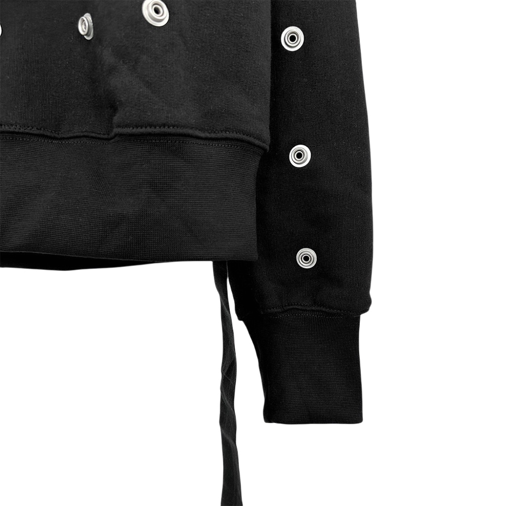 Rick Owens DRKSHDW Stud-detailing Zipped Hoodie - PerfectKickZ