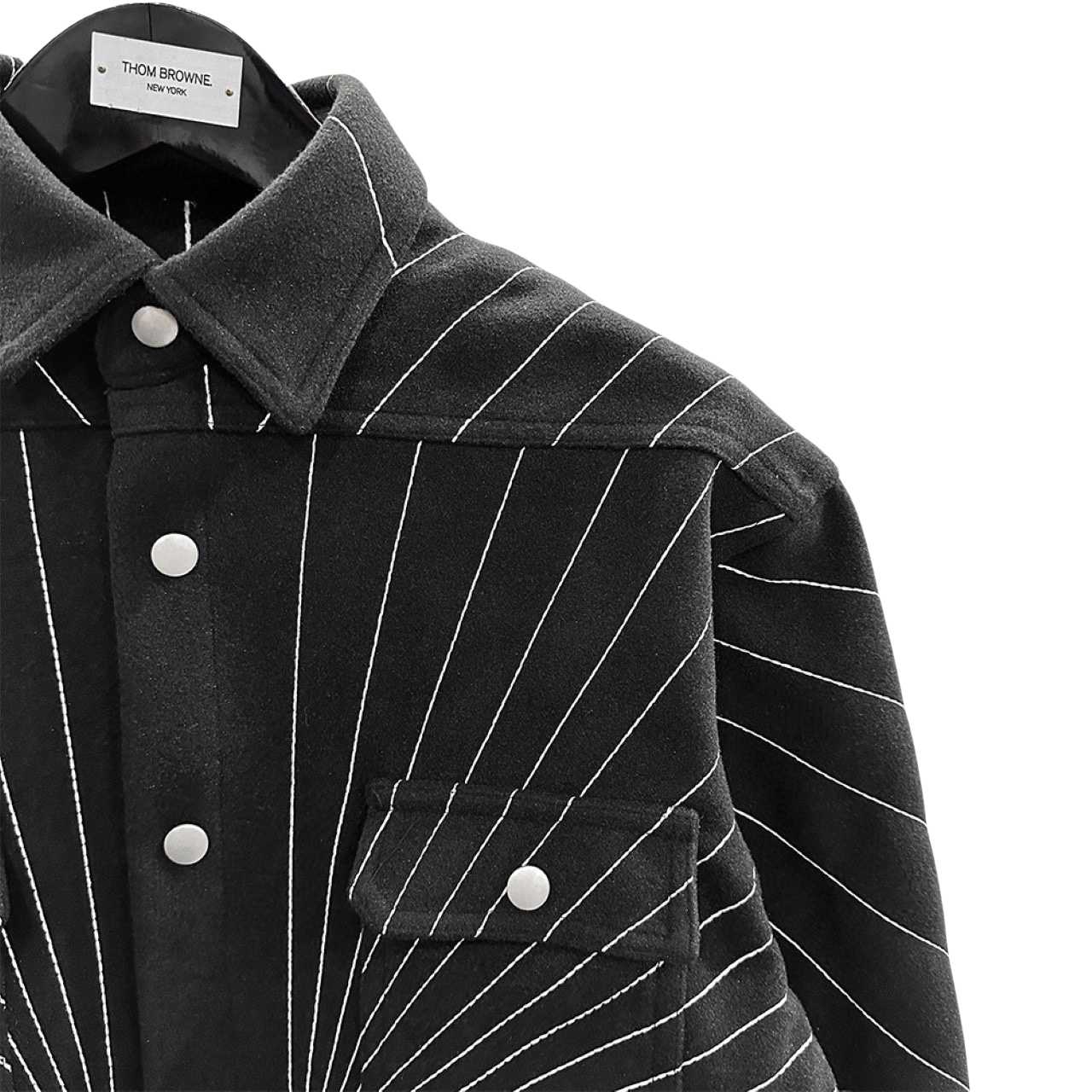Rick Owens Dust Radiance Embroidered Oversized Outershirt - PerfectKickZ