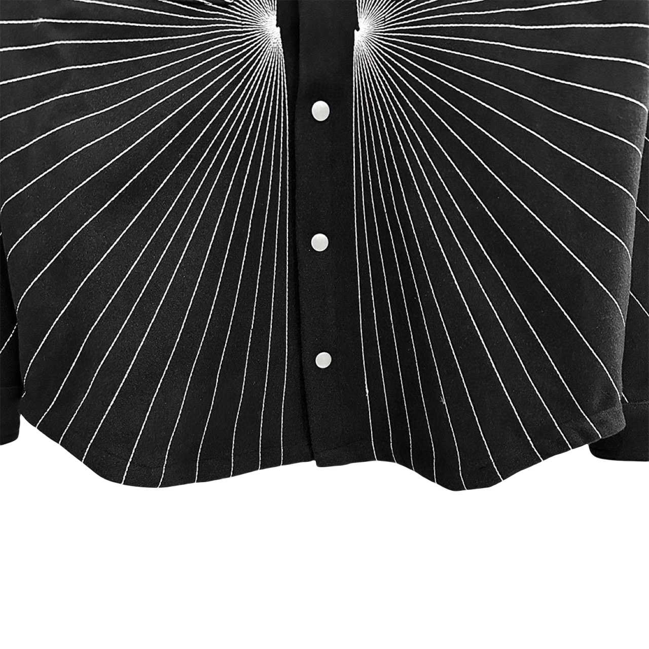 Rick Owens Dust Radiance Embroidered Oversized Outershirt - PerfectKickZ