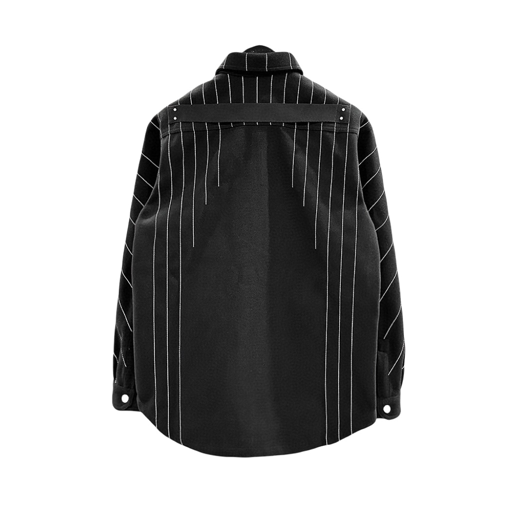 Rick Owens Dust Radiance Embroidered Oversized Outershirt - PerfectKickZ