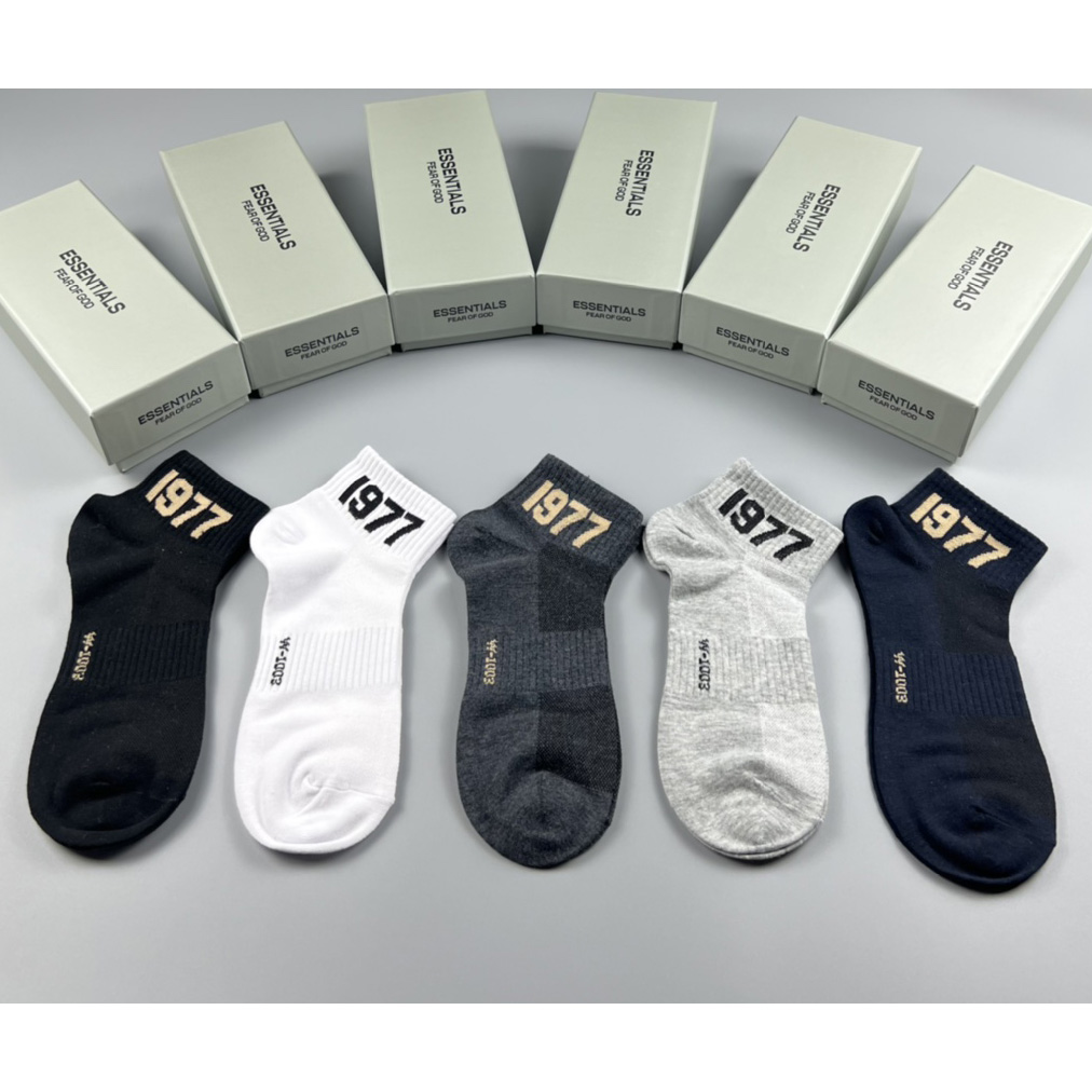 Fear Of God Essential FG Socks /Box - PerfectKickZ