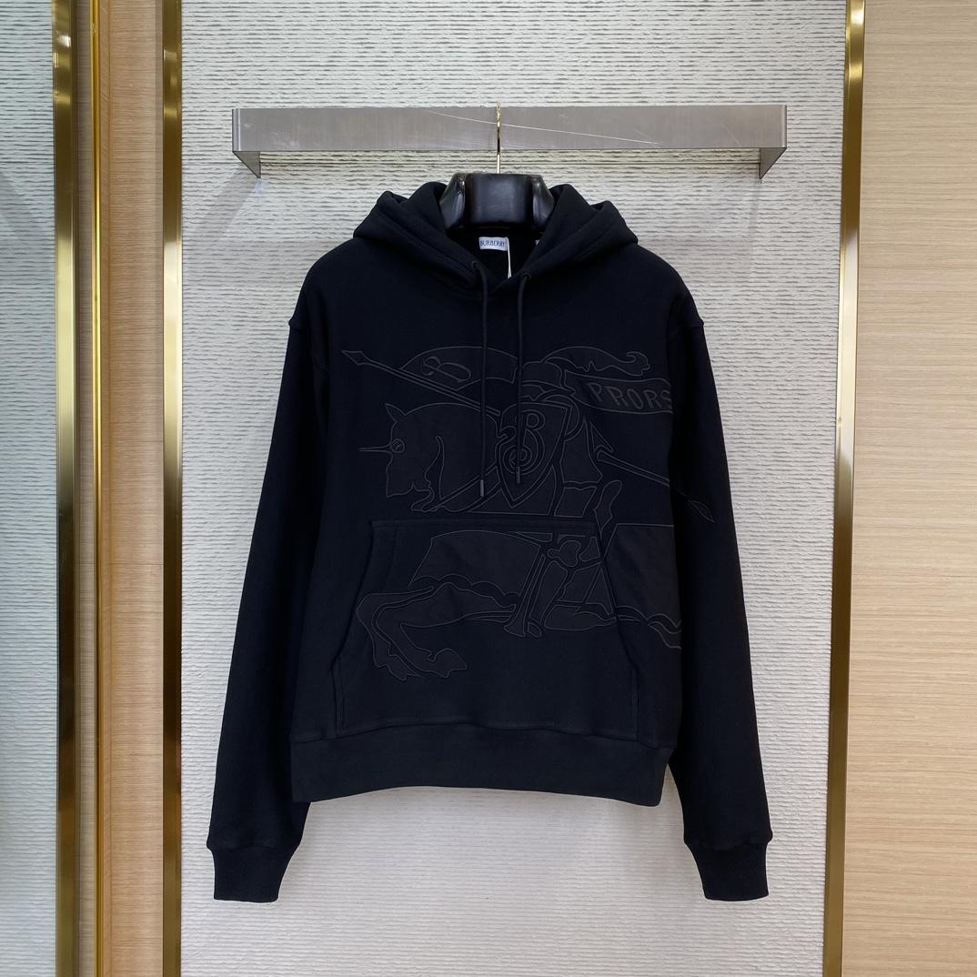 Burberry EKD Cotton Blend Hoodie - PerfectKickZ