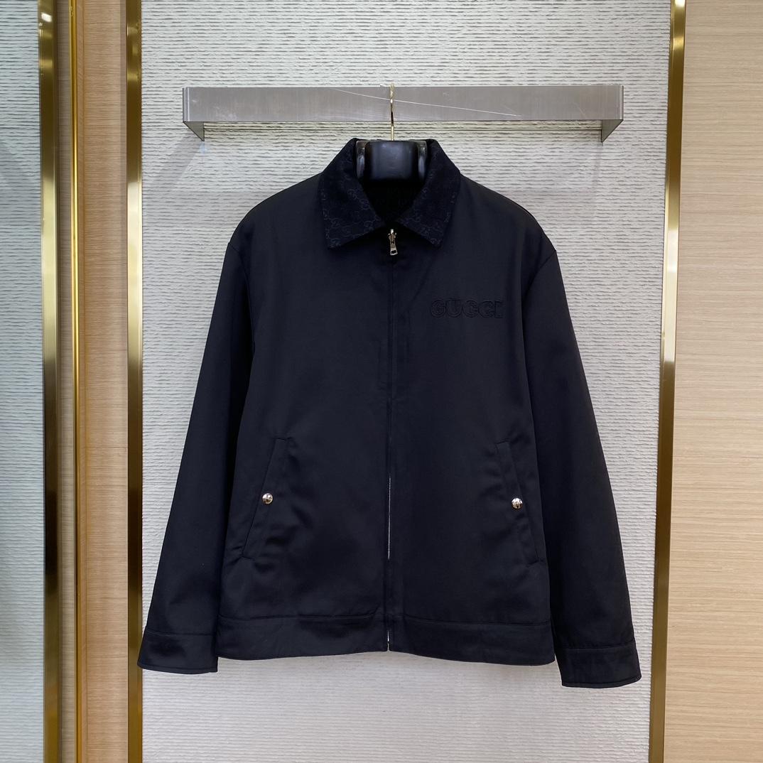 Gucci Reversible Nylon And GG Canvas Jacket - 
