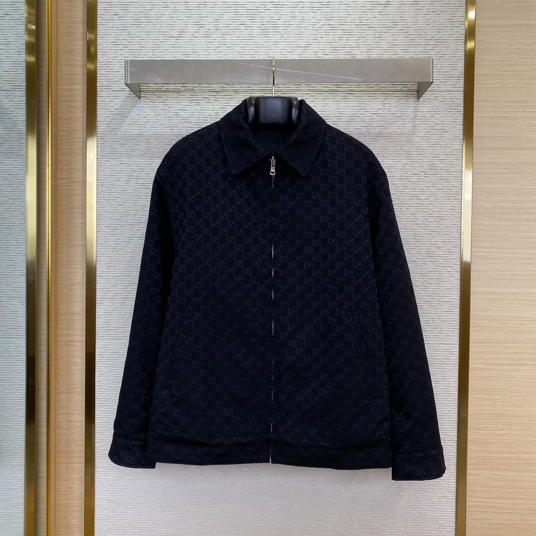 Gucci Reversible Nylon And GG Canvas Jacket - PerfectKickZ