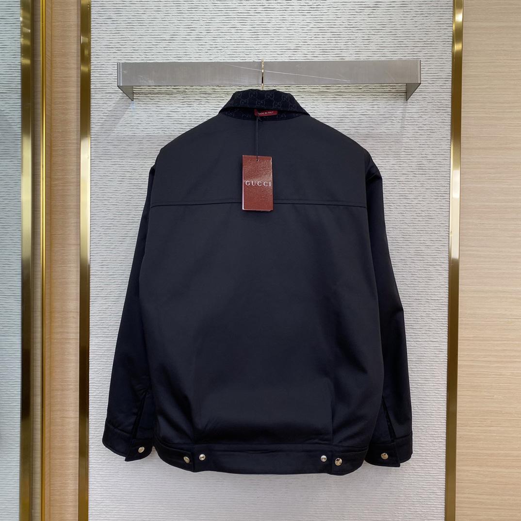 Gucci Reversible Nylon And GG Canvas Jacket - 