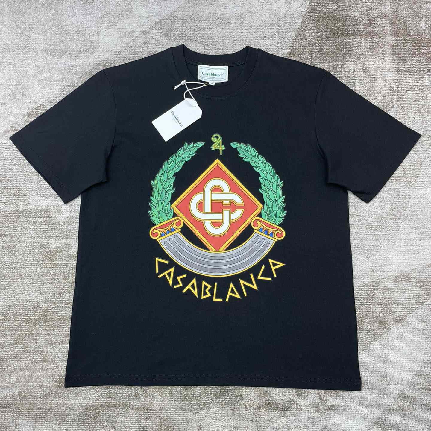 Casablanca Casa Crest T-shirt    C926 - PerfectKickZ