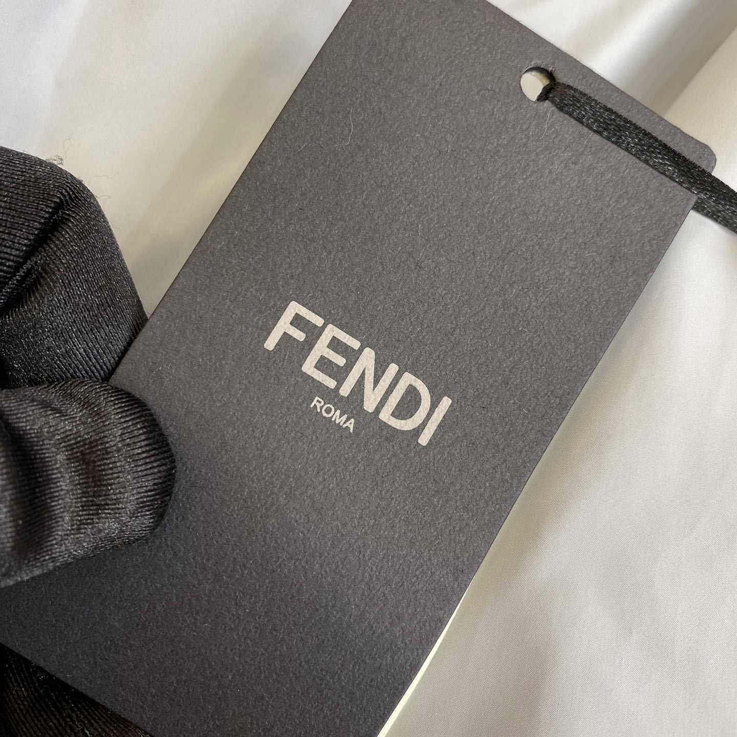 Fendi Windbreaker White Nylon Windbreaker Jacket - PerfectKickZ