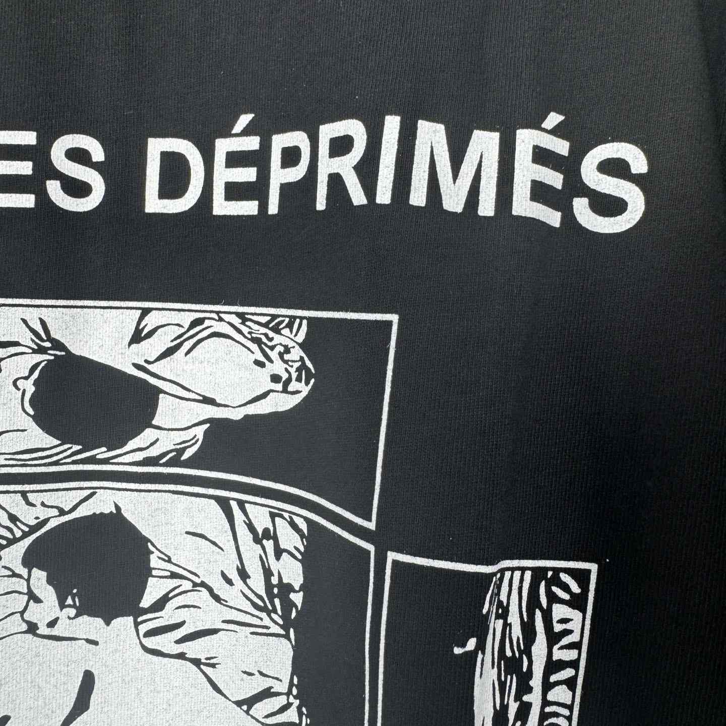Enfants Riches Deprimes Italian Romance T-Shirt 'Faded Black/White' - PerfectKickZ