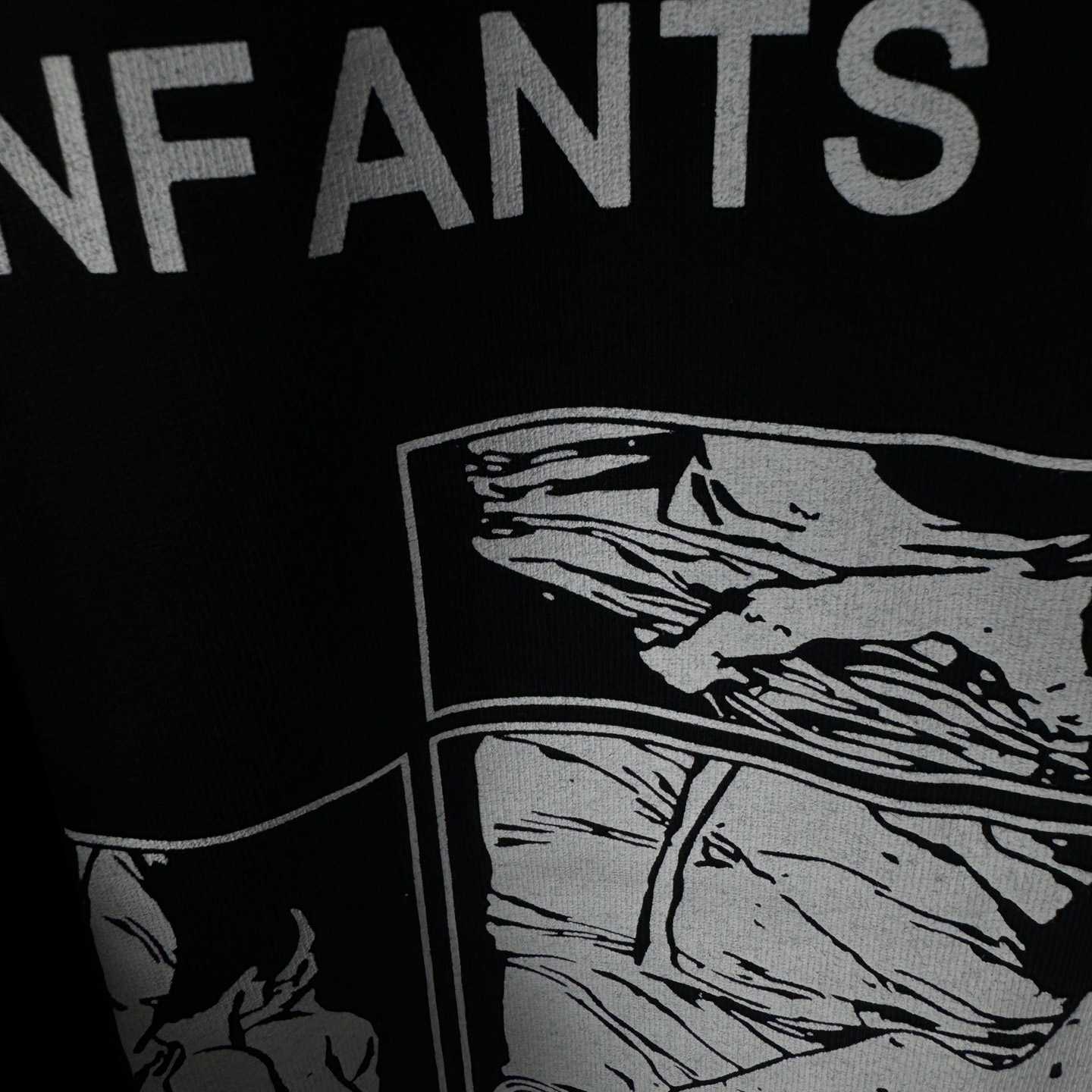 Enfants Riches Deprimes Italian Romance T-Shirt 'Faded Black/White' - PerfectKickZ