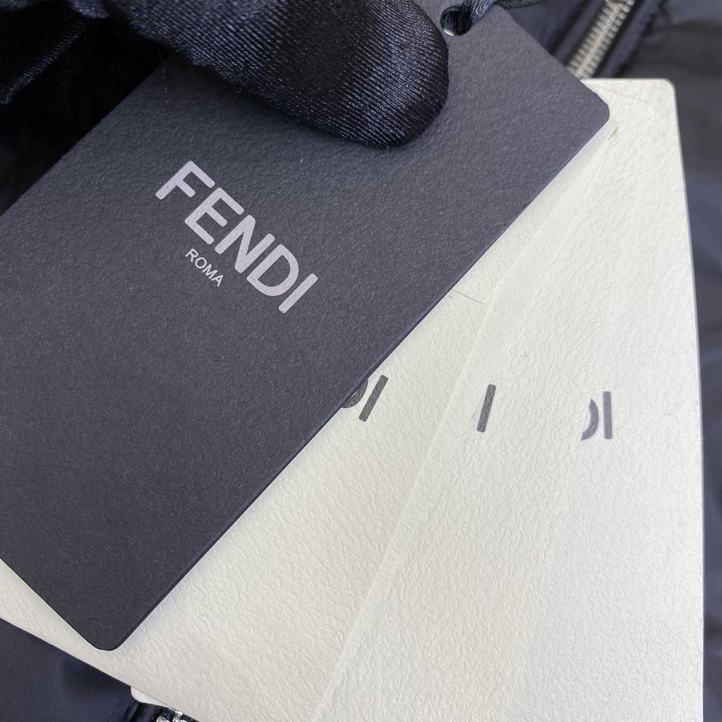 Fendi Logo-patch Reversible Puffer Jacket - PerfectKickZ