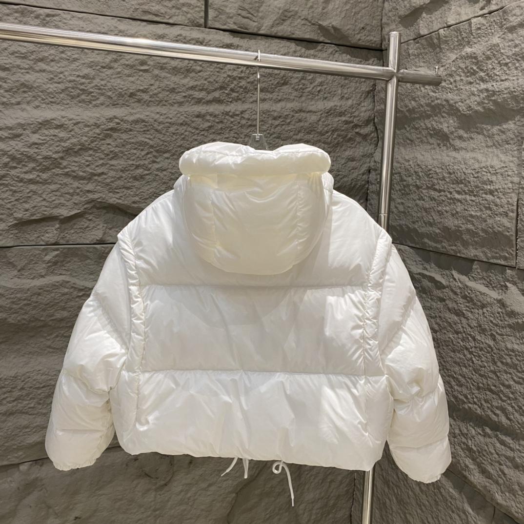 Prada Re-Nylon Convertible Cropped Down Jacket - PerfectKickZ