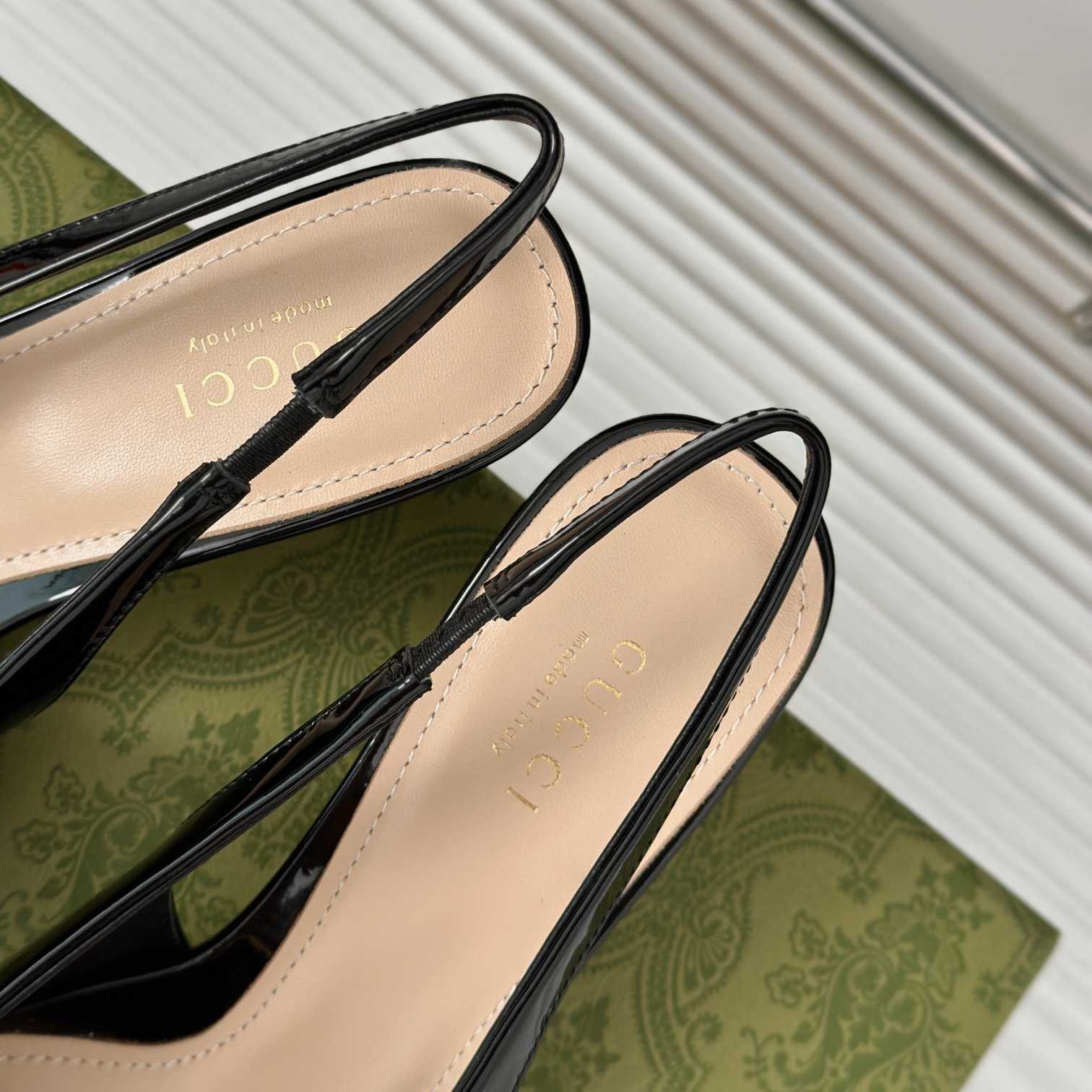Gucci Women's Slingback With Marina Chain  - 