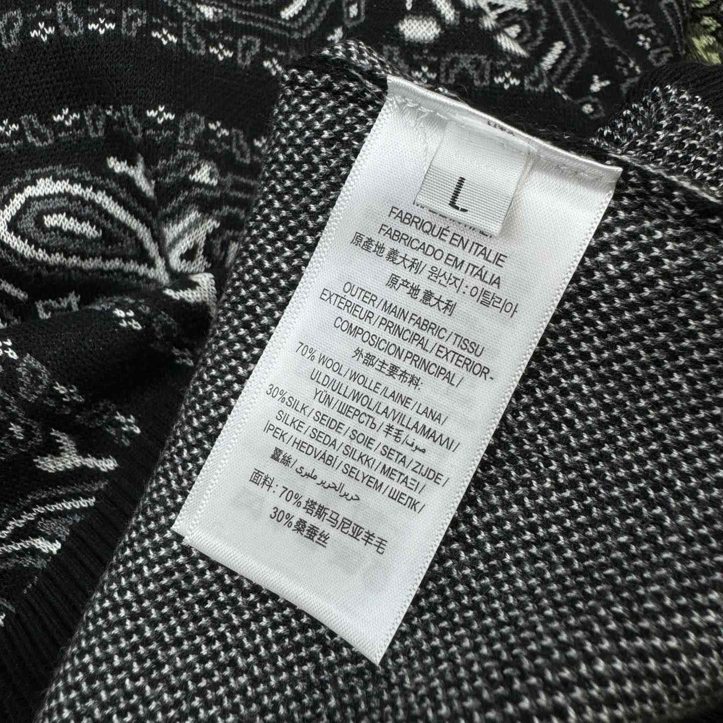Amiri Bandana Knit Hoodie - PerfectKickZ