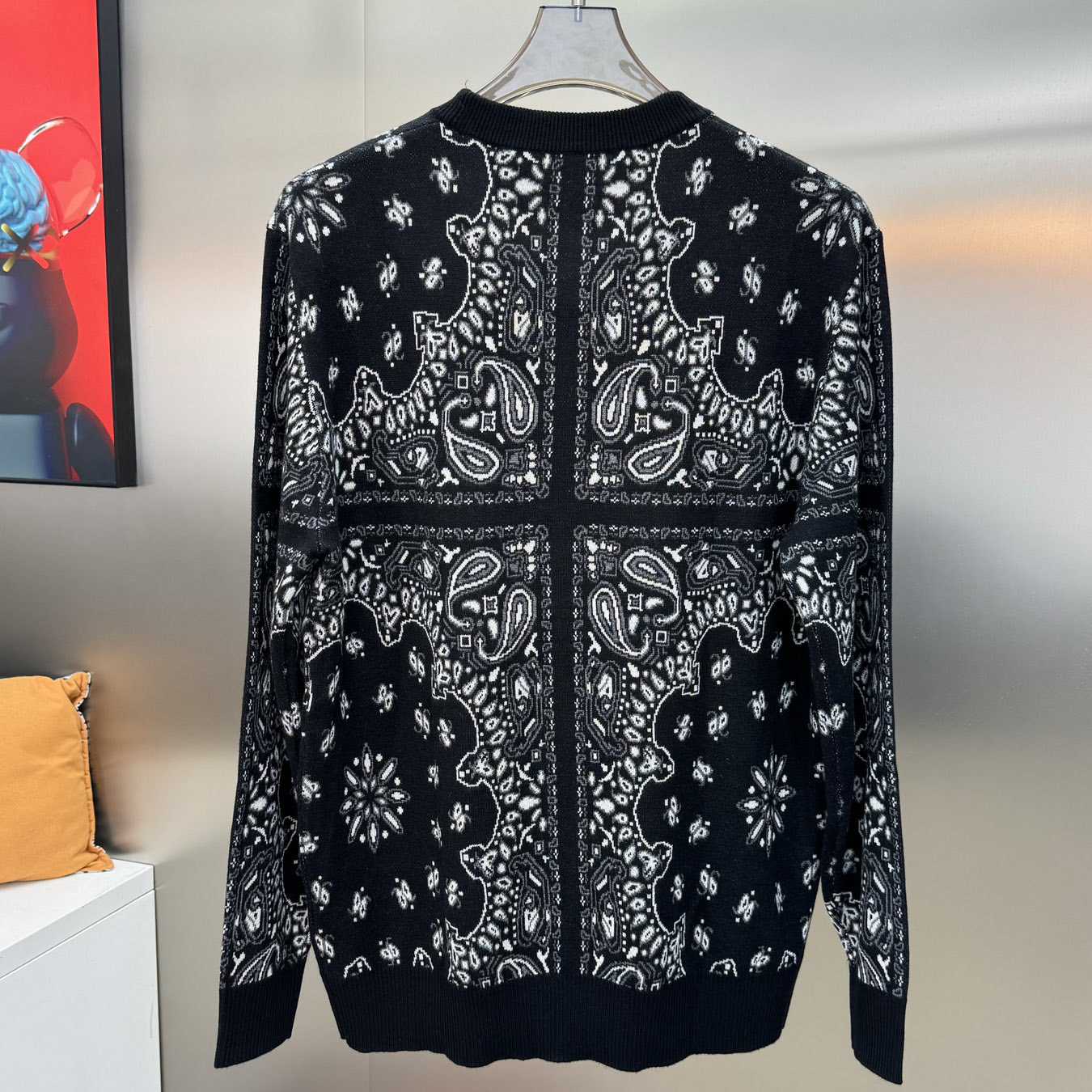 Amiri Bandana Knit Hoodie - PerfectKickZ