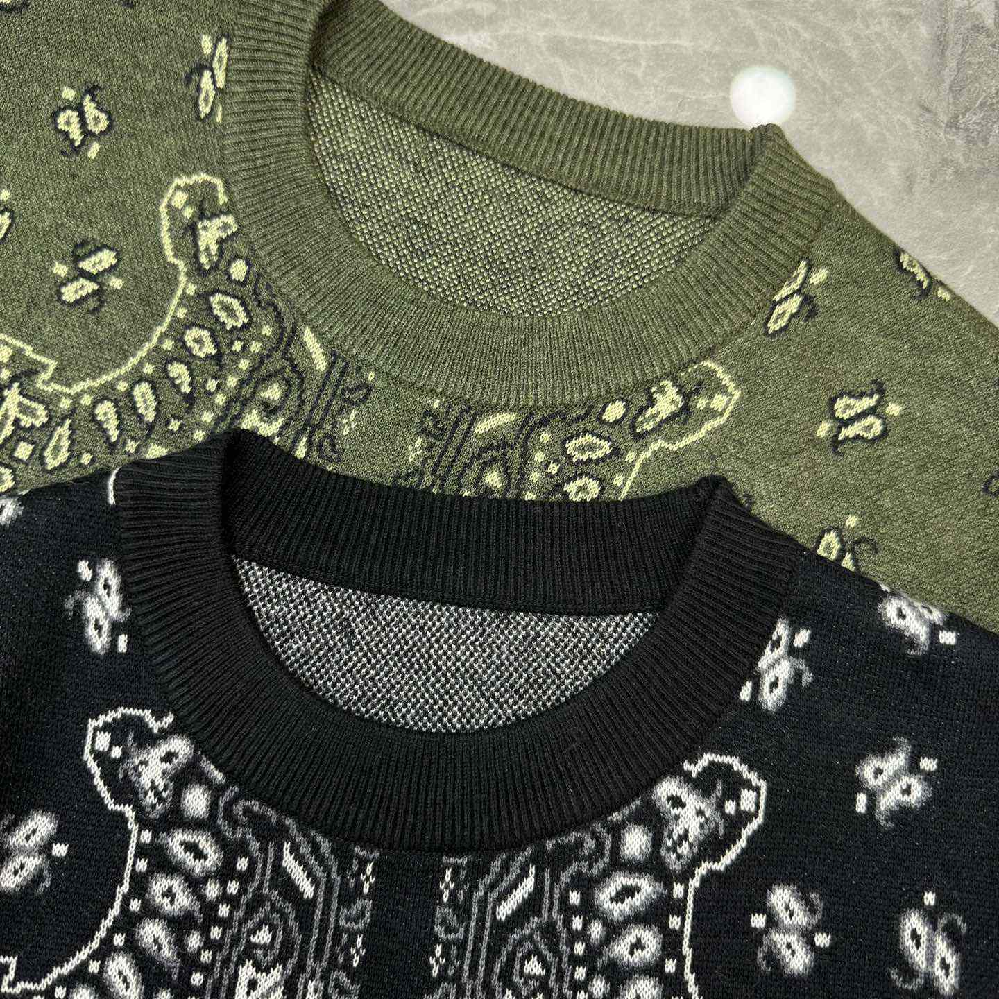 Amiri Bandana Knit Hoodie - PerfectKickZ