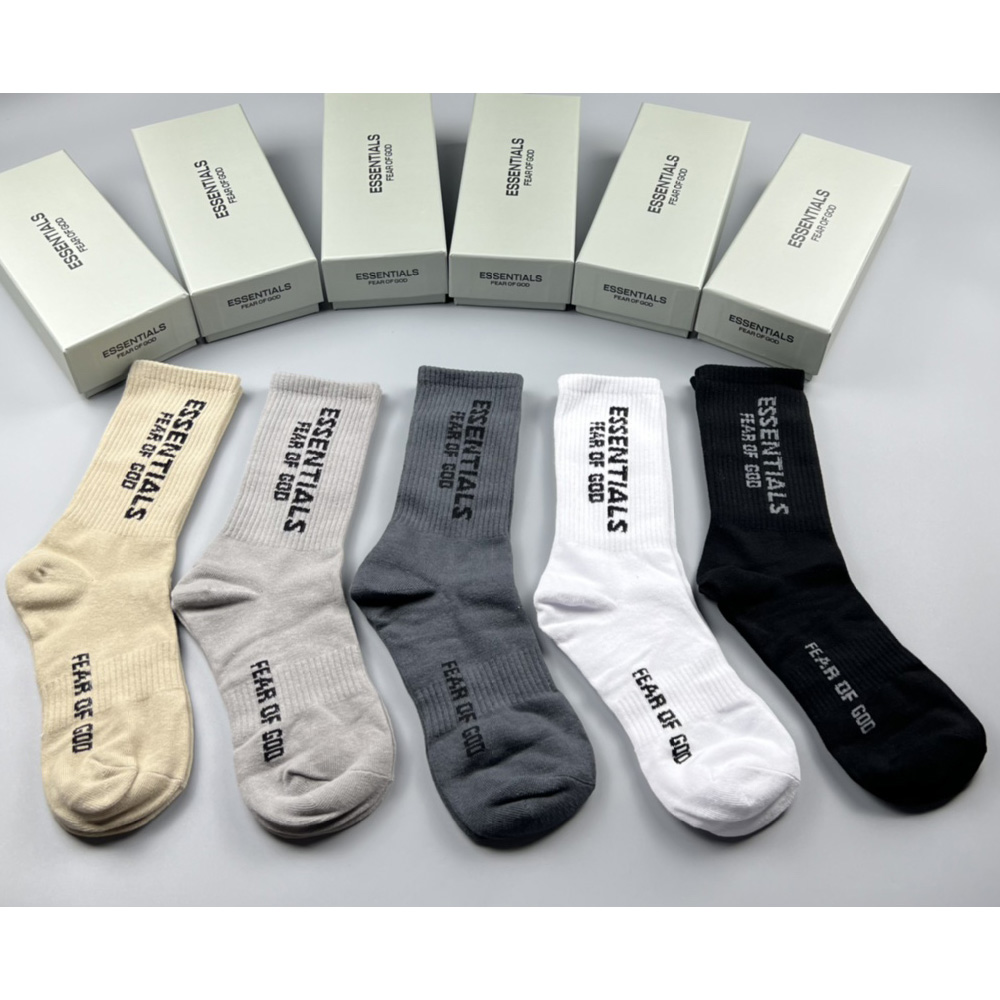 Fear Of God Essential FG Socks /Box - PerfectKickZ