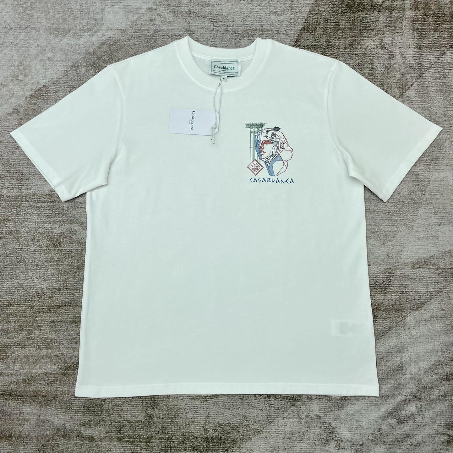 Casablanca Tennis Play In Progress T-shirt   C900 - PerfectKickZ
