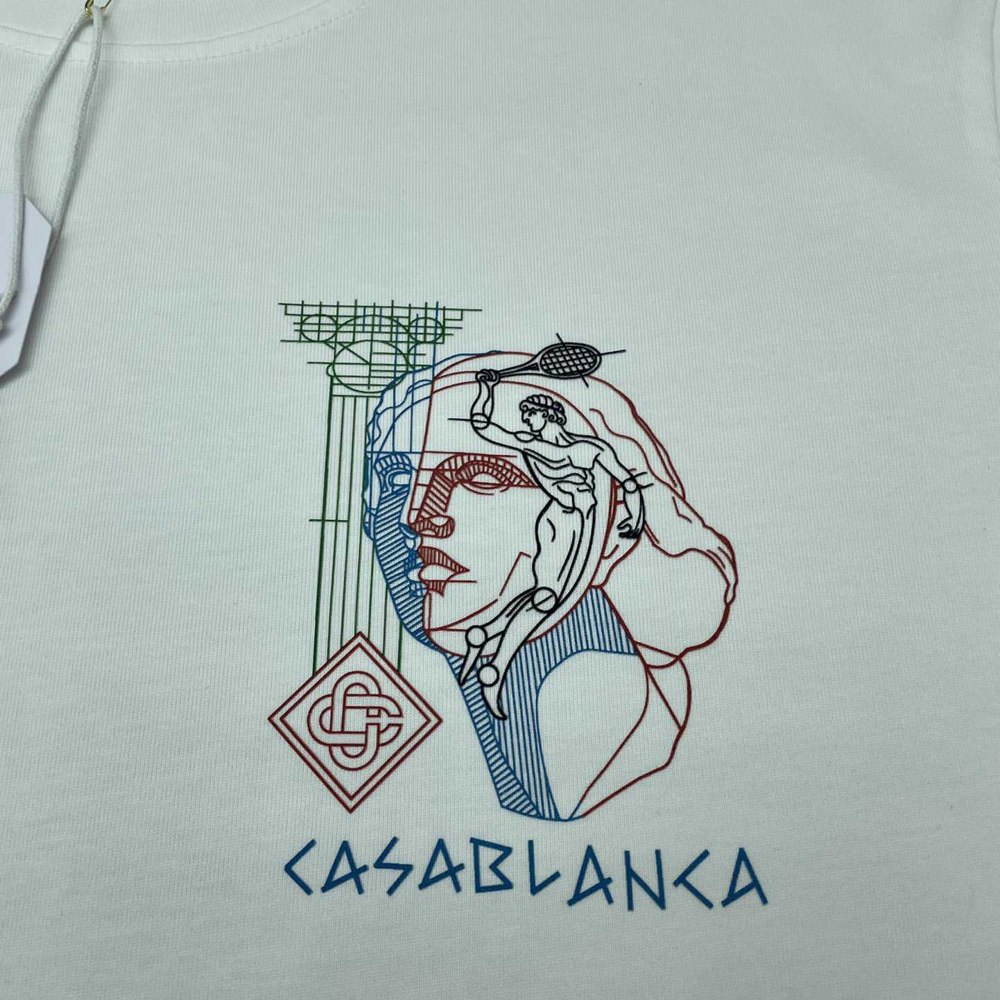 Casablanca Tennis Play In Progress T-shirt   C900 - PerfectKickZ