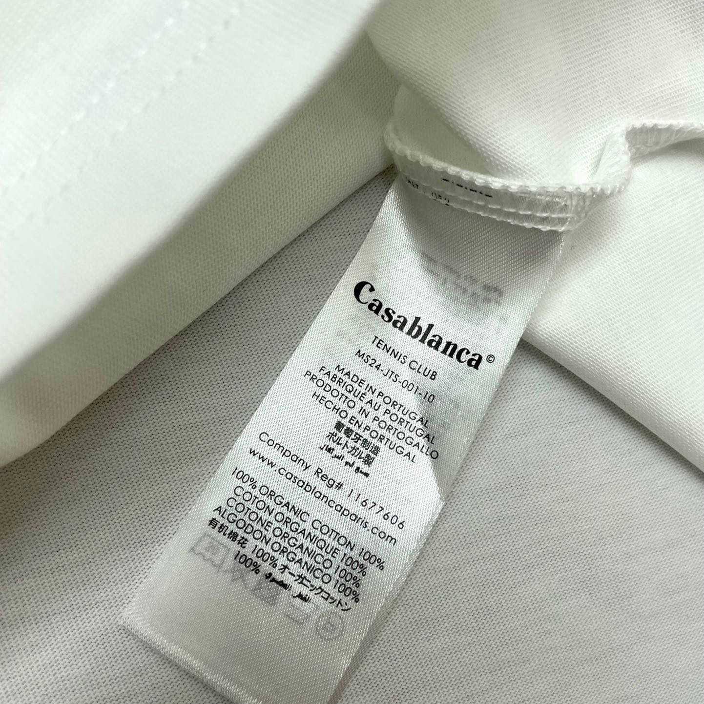 Casablanca Tennis Play In Progress T-shirt   C900 - PerfectKickZ