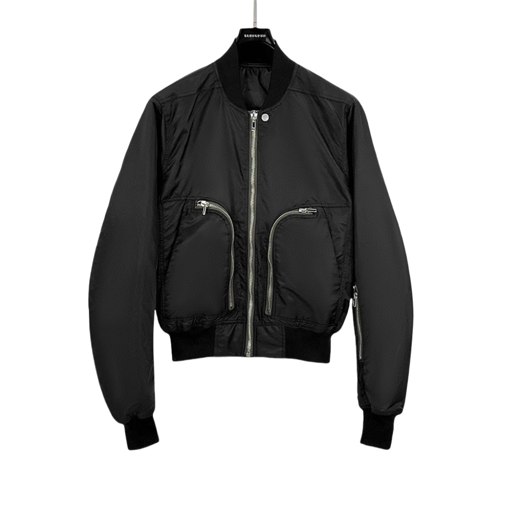 Rick Owens Bauhaus Flight Bomber Jacket  - PerfectKickZ