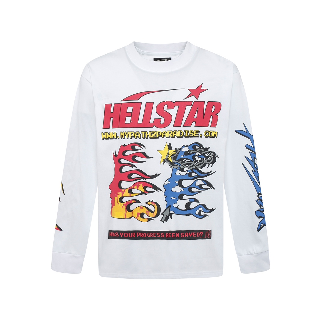 Hellstar Pixel Long Sleeve T-Shirt - PerfectKickZ