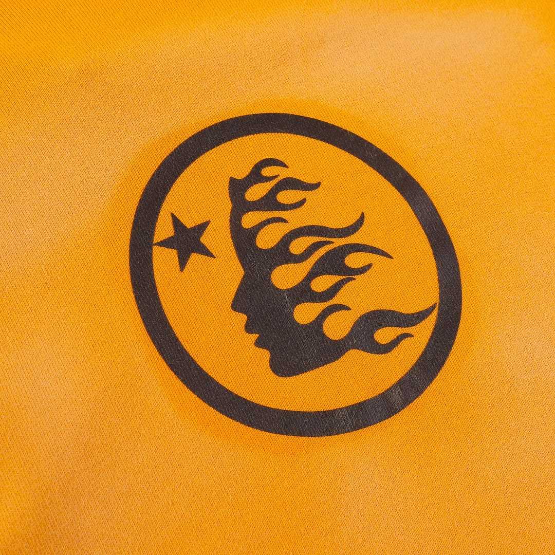 Hellstar Fire Orange Dye Hoodie - PerfectKickZ