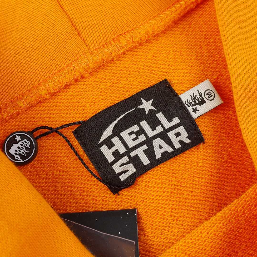 Hellstar Fire Orange Dye Hoodie - PerfectKickZ