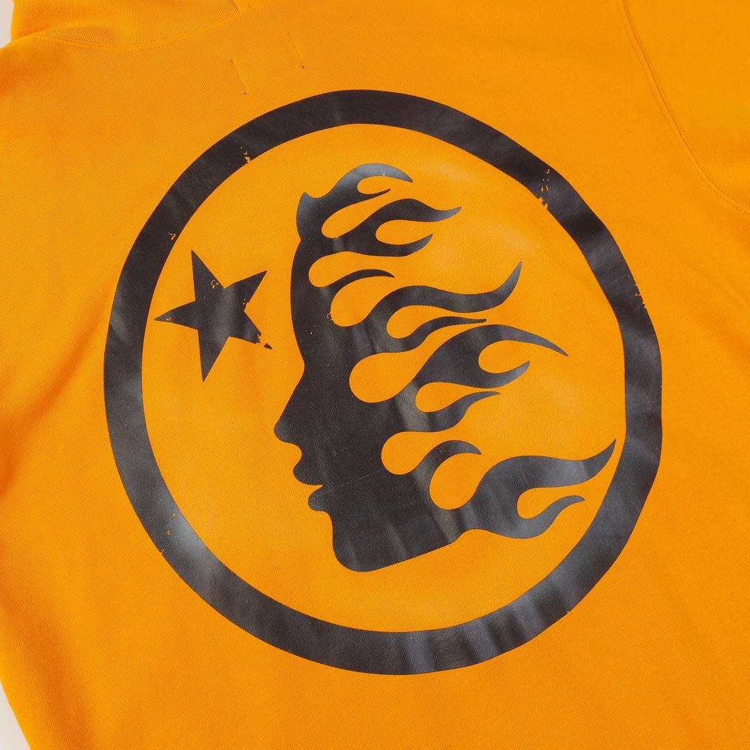 Hellstar Fire Orange Dye Hoodie - PerfectKickZ