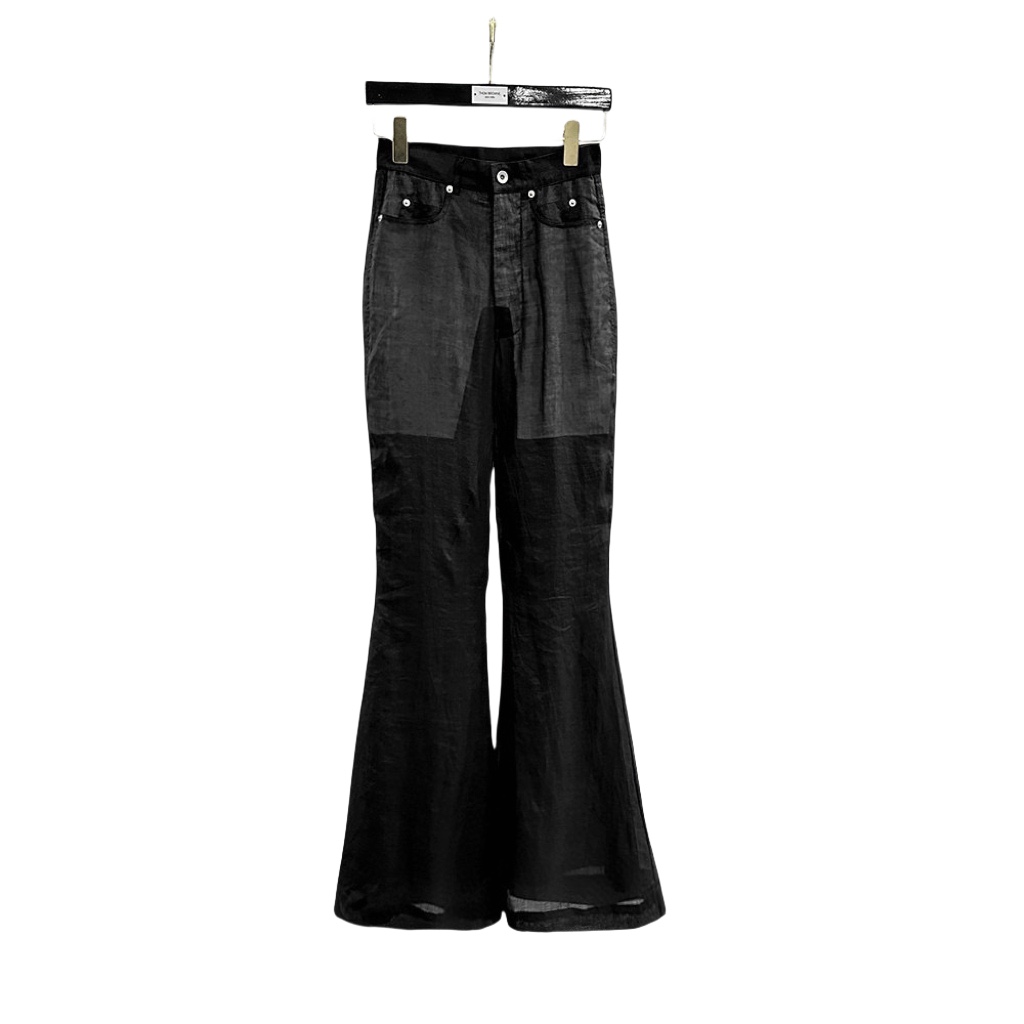 Rick Owens Bolan High-rise Bootcut Jeans - PerfectKickZ