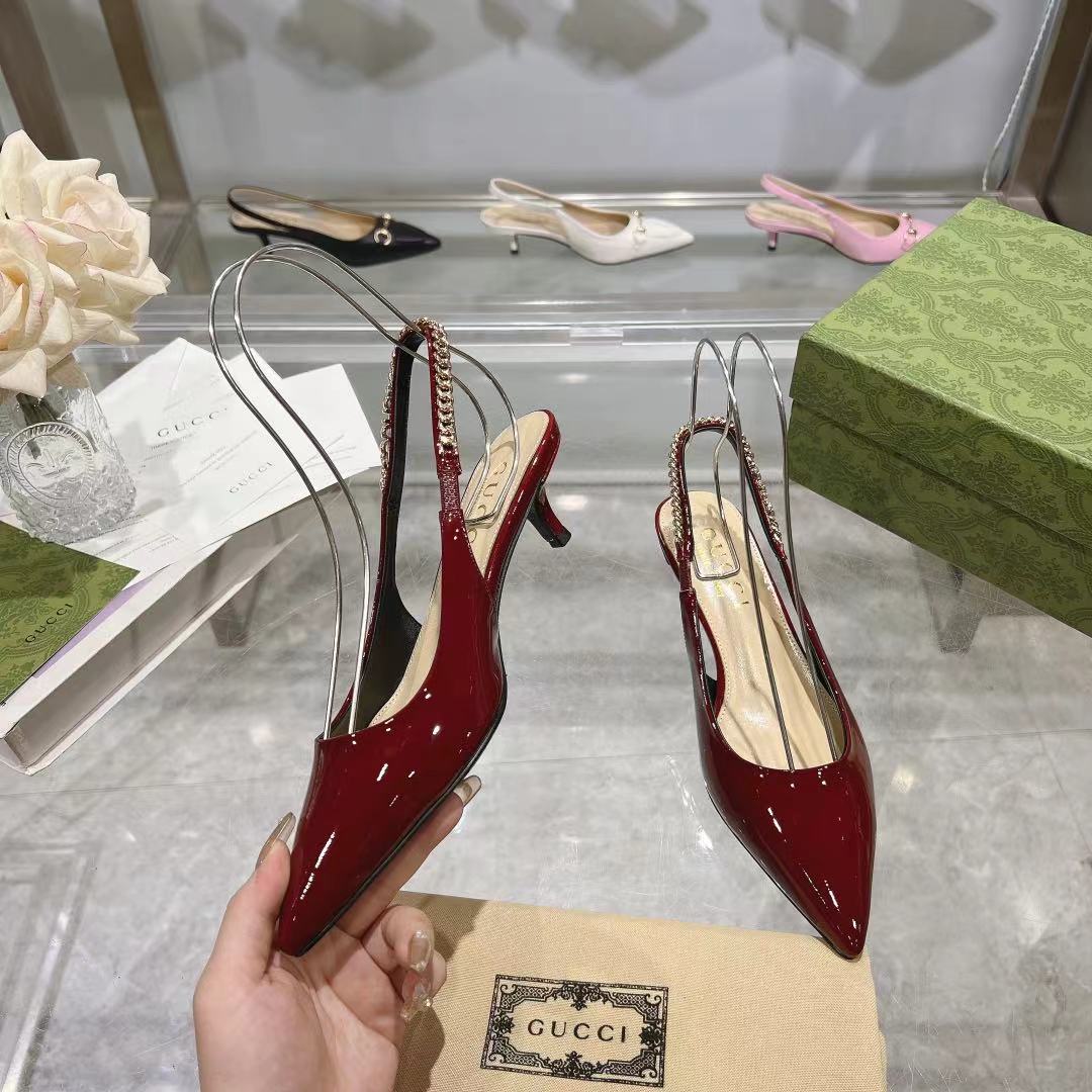 Gucci Signoria Slingback Pump - PerfectKickZ