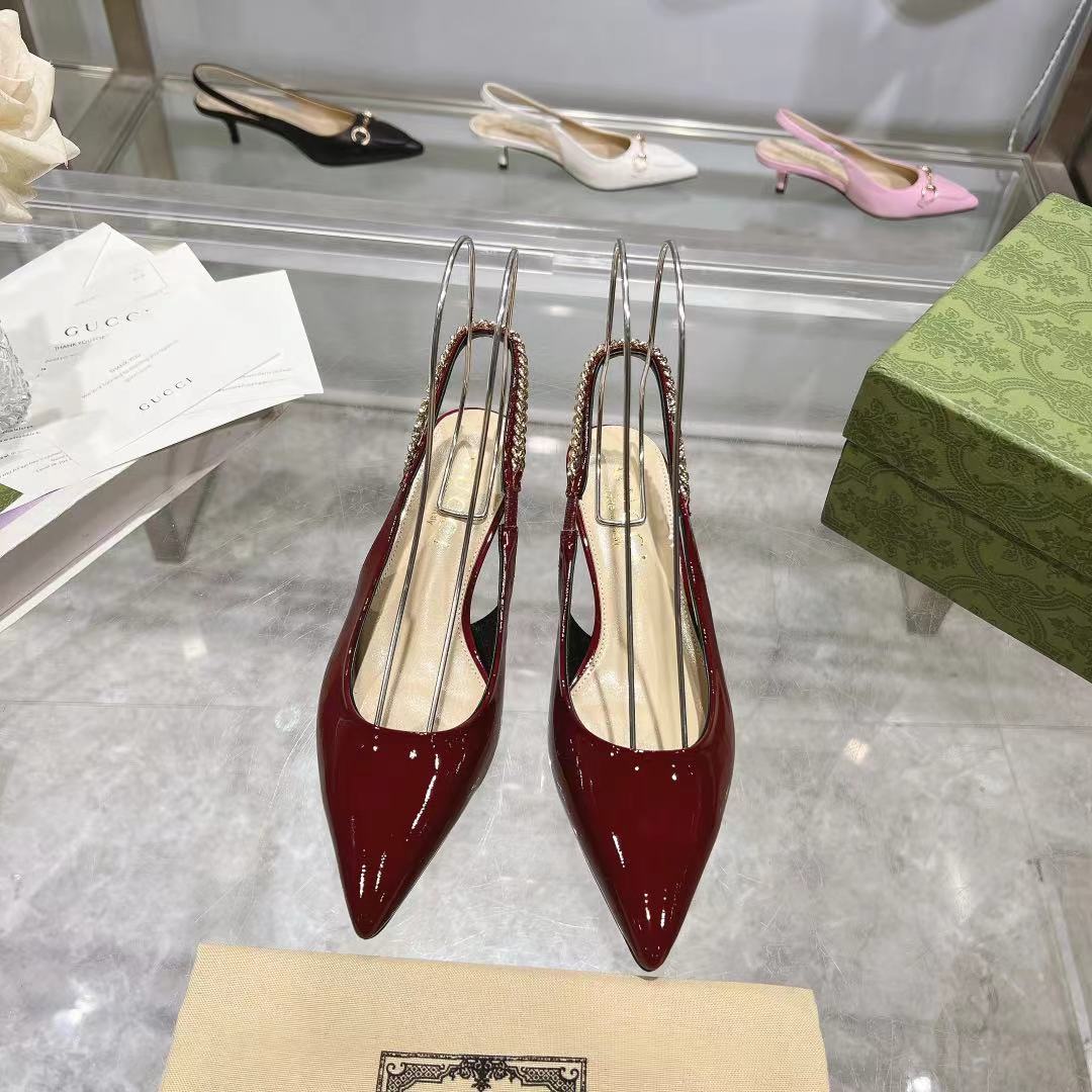 Gucci Signoria Slingback Pump - PerfectKickZ