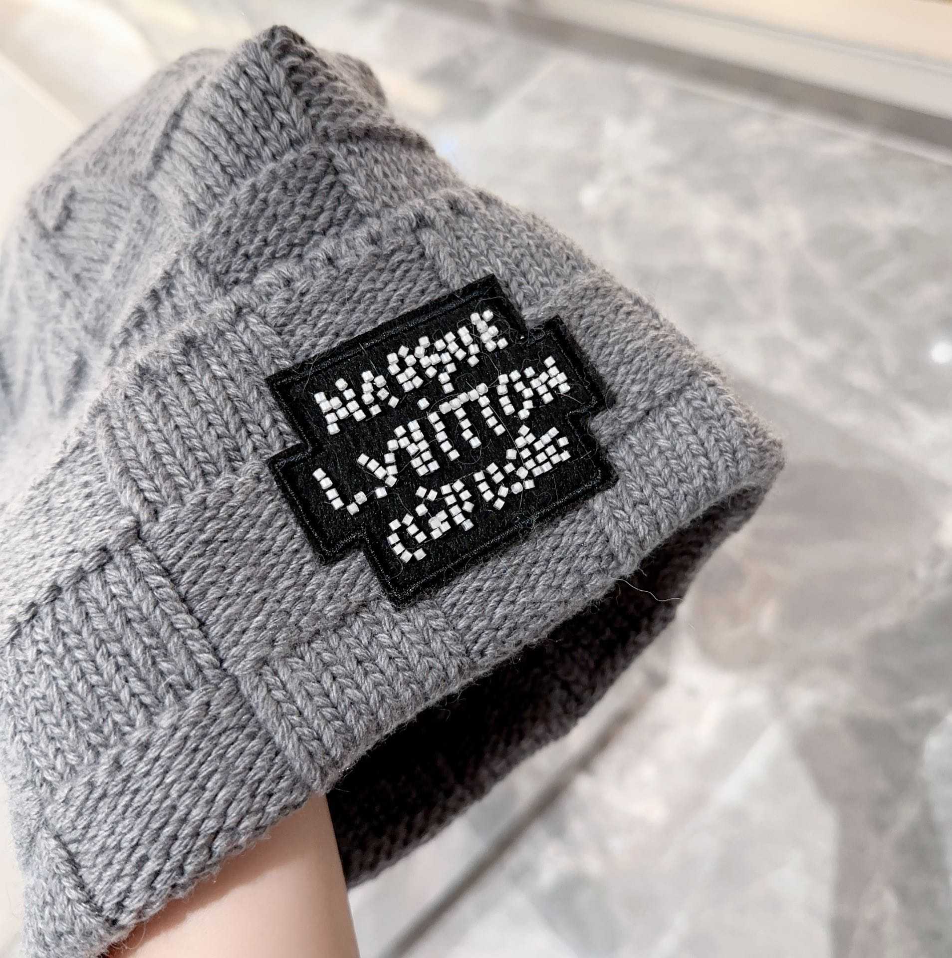 Louis Vuitton Pearls Beanie - PerfectKickZ