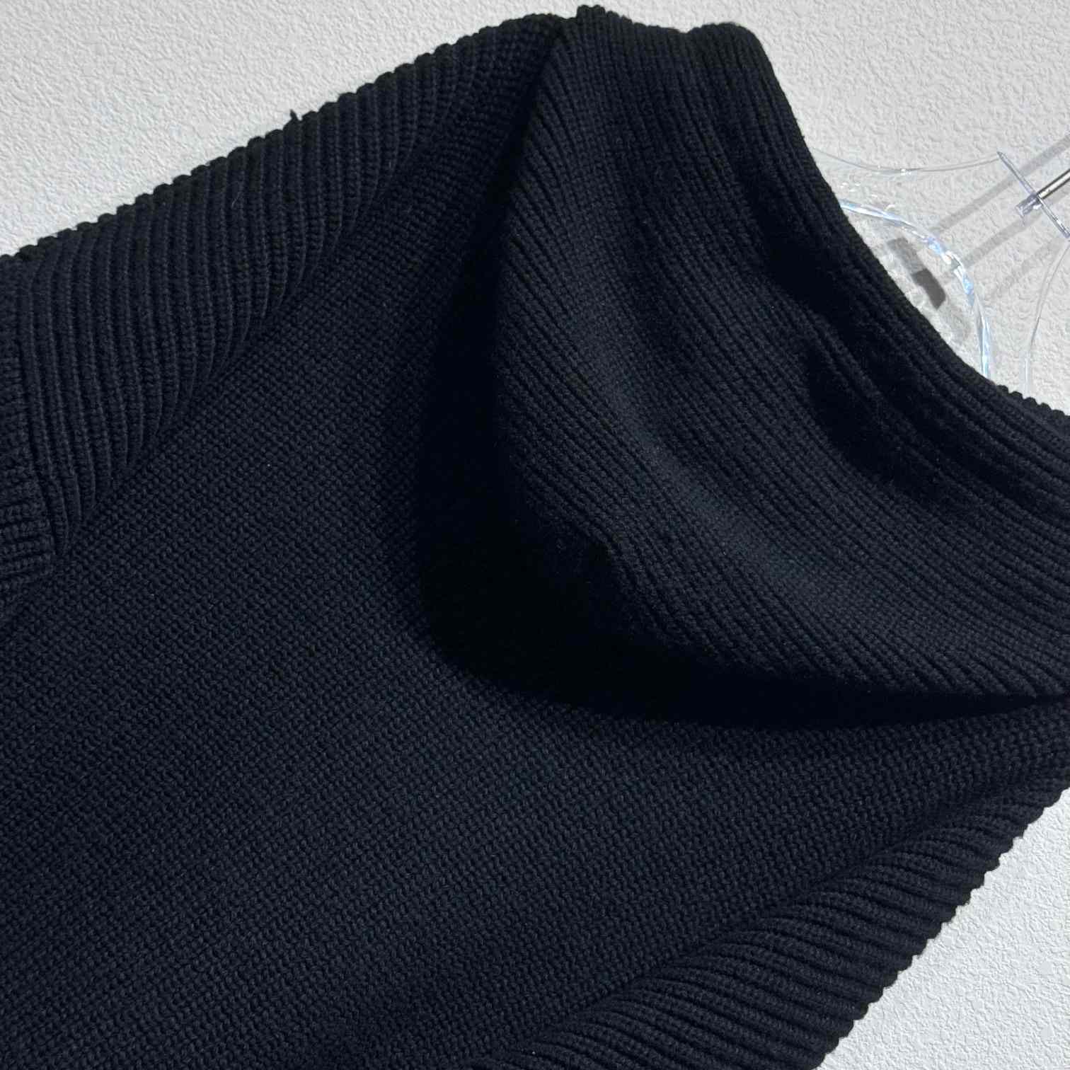 Celine Hooded Sweater In Ribbed Wool - PerfectKickZ