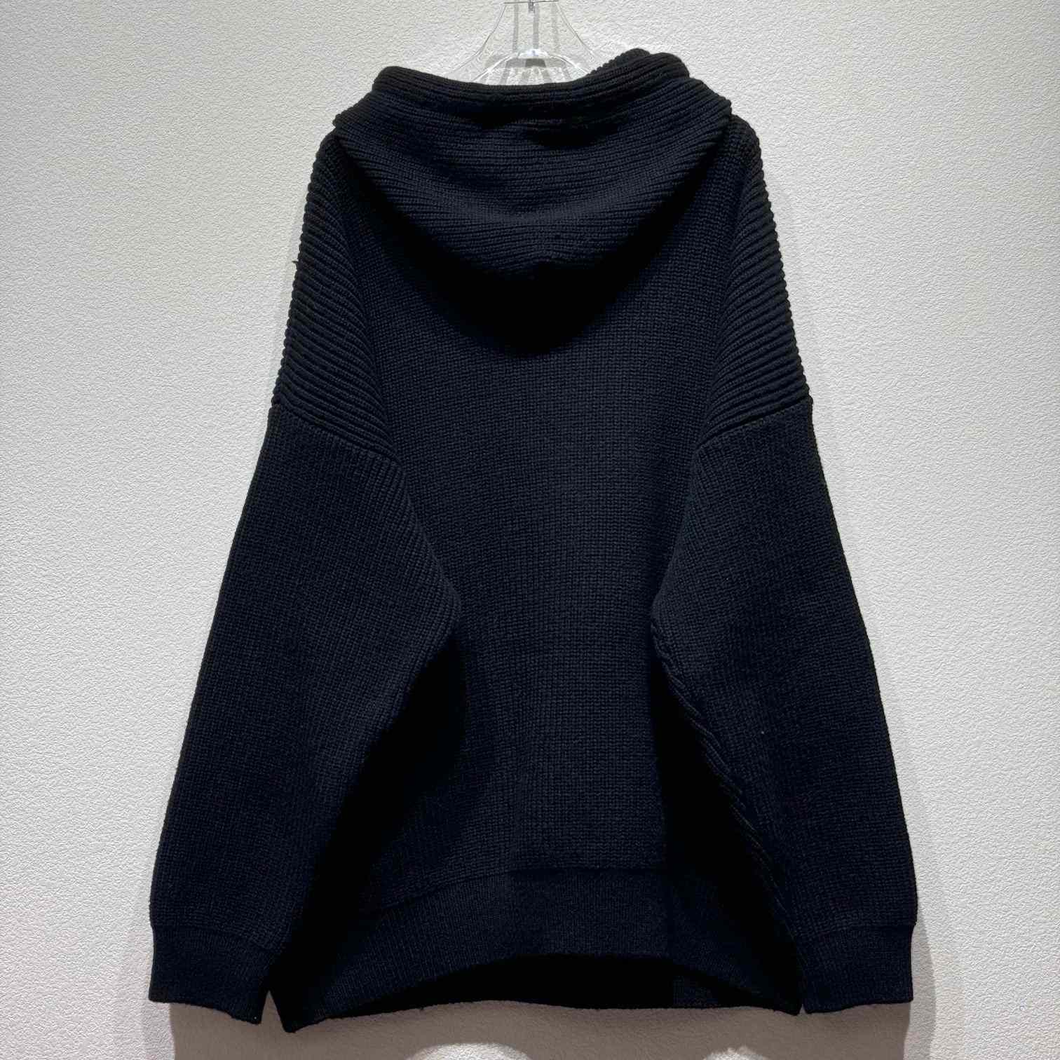 Celine Hooded Sweater In Ribbed Wool - PerfectKickZ
