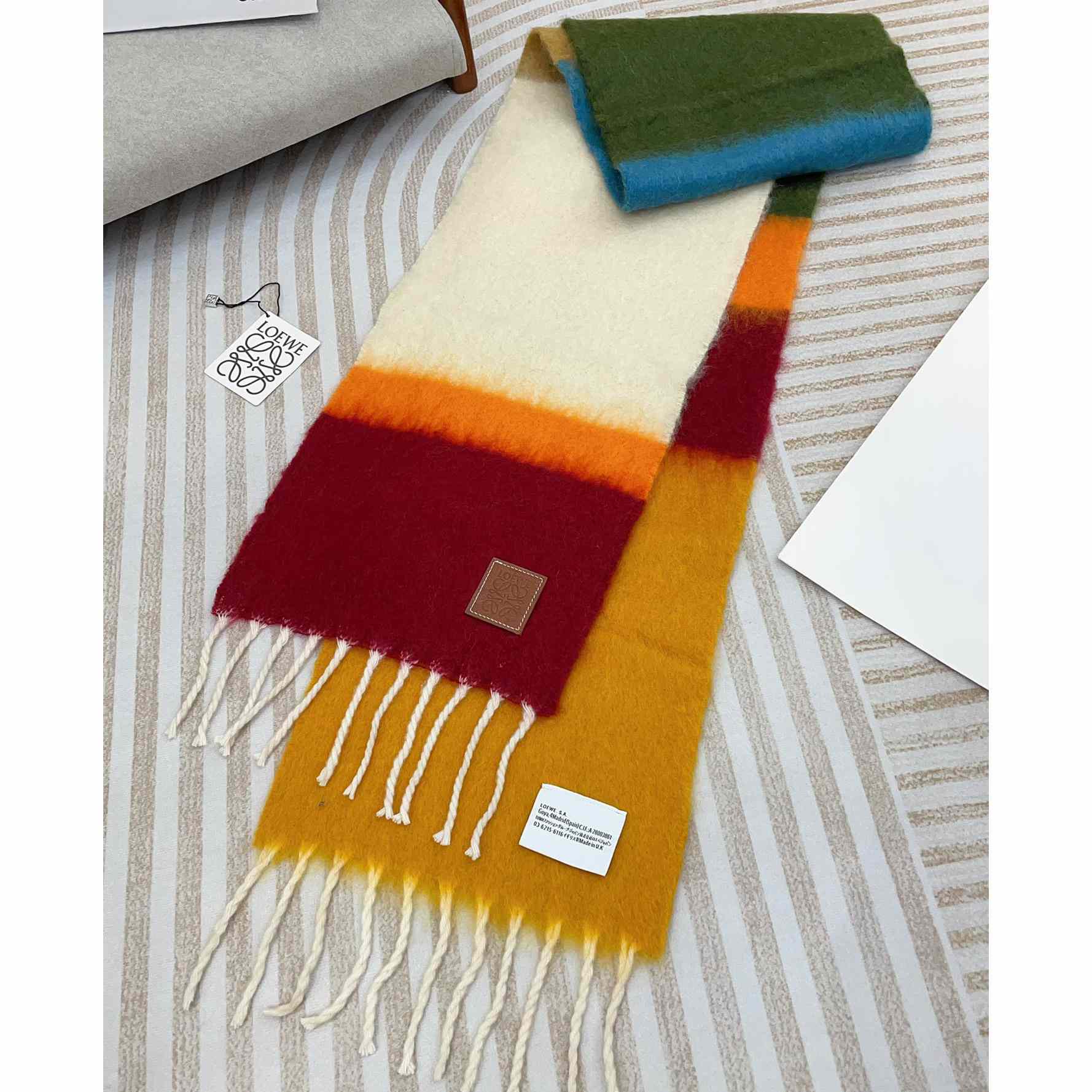 Loewe Scarf In Mohair And Wool - PerfectKickZ