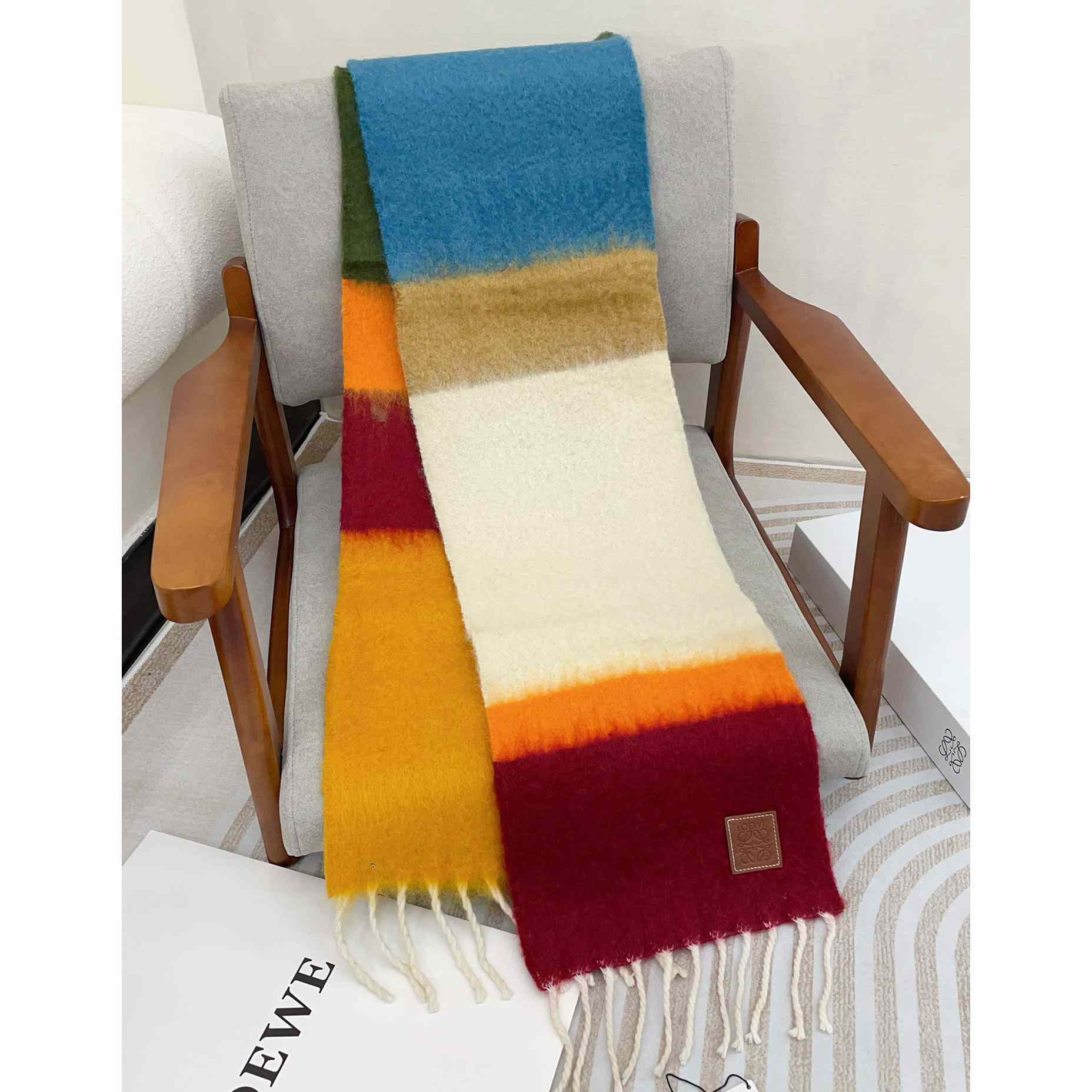 Loewe Scarf In Mohair And Wool - PerfectKickZ