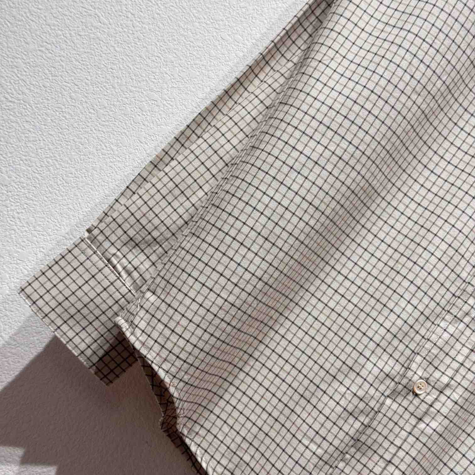 Celine Logo-Embroidered Checked Cotton Shirt - PerfectKickZ