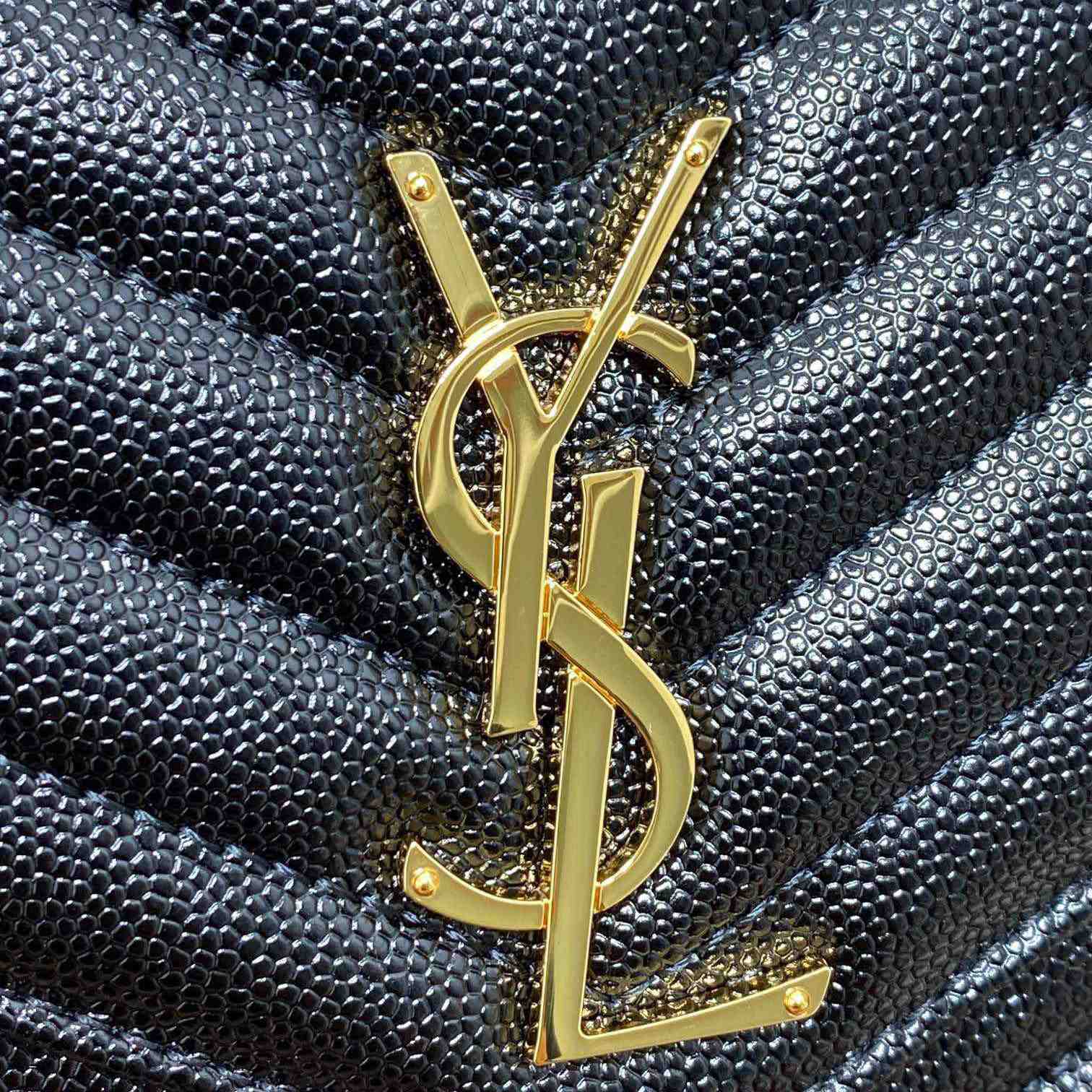 Saint Laurent Cassandre Chain Wallet In Lambskin - 