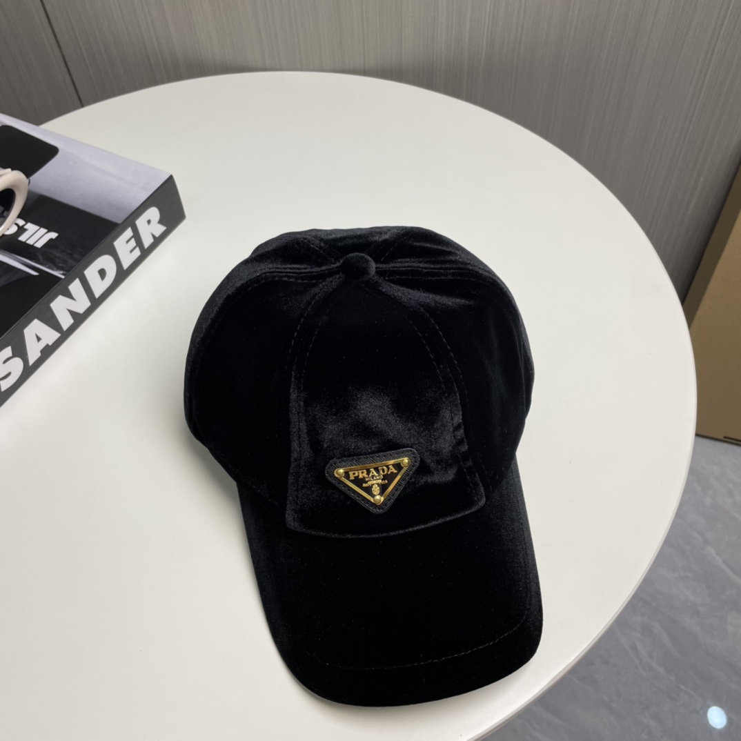 Prada Velvet Baseball Cap - PerfectKickZ
