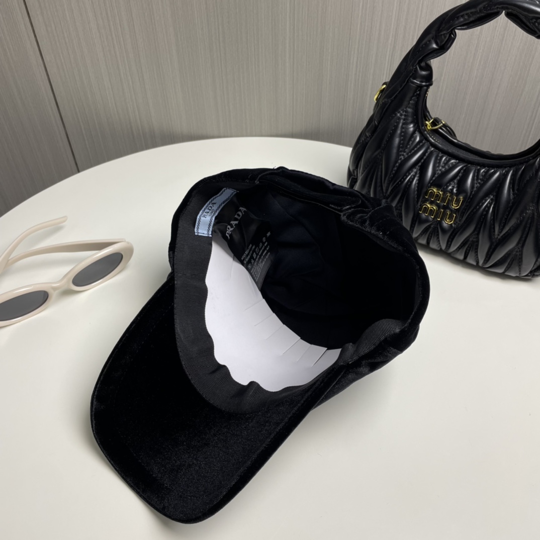 Prada Velvet Baseball Cap - PerfectKickZ