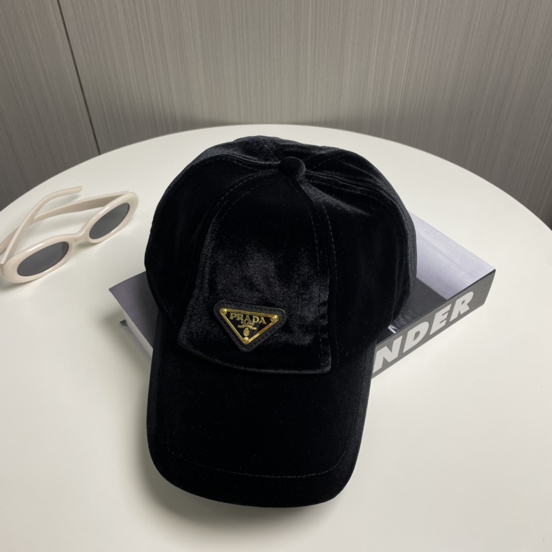 Prada Velvet Baseball Cap - PerfectKickZ